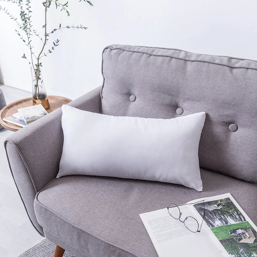 Premium Hollow Fiber Throw Pillow Insert - Soft & Supportive Cushion Core