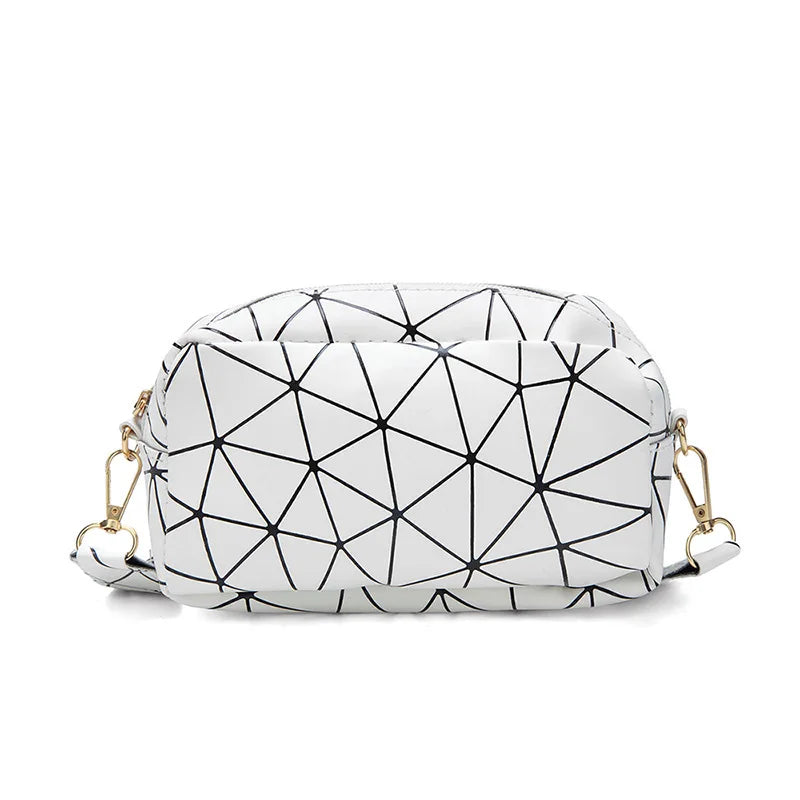 Luxury Laser Geometric Square Bag