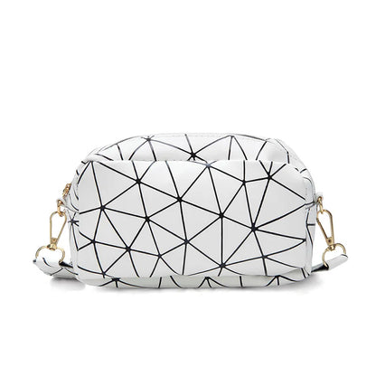 Luxury Laser Geometric Square Bag