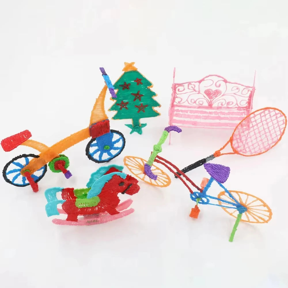 3D Printing Pen for Kids - Creative DIY Drawing Tool with LED Display & Temperature Control - 16