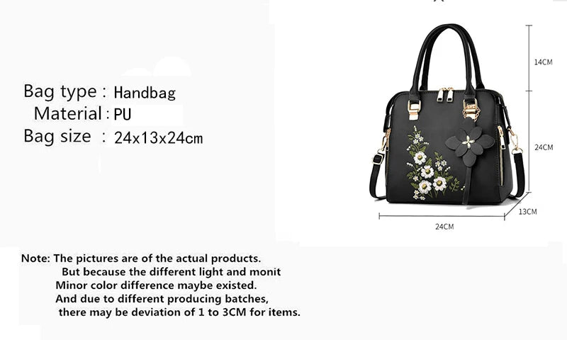 Luxury Embroidered Tassel Tote