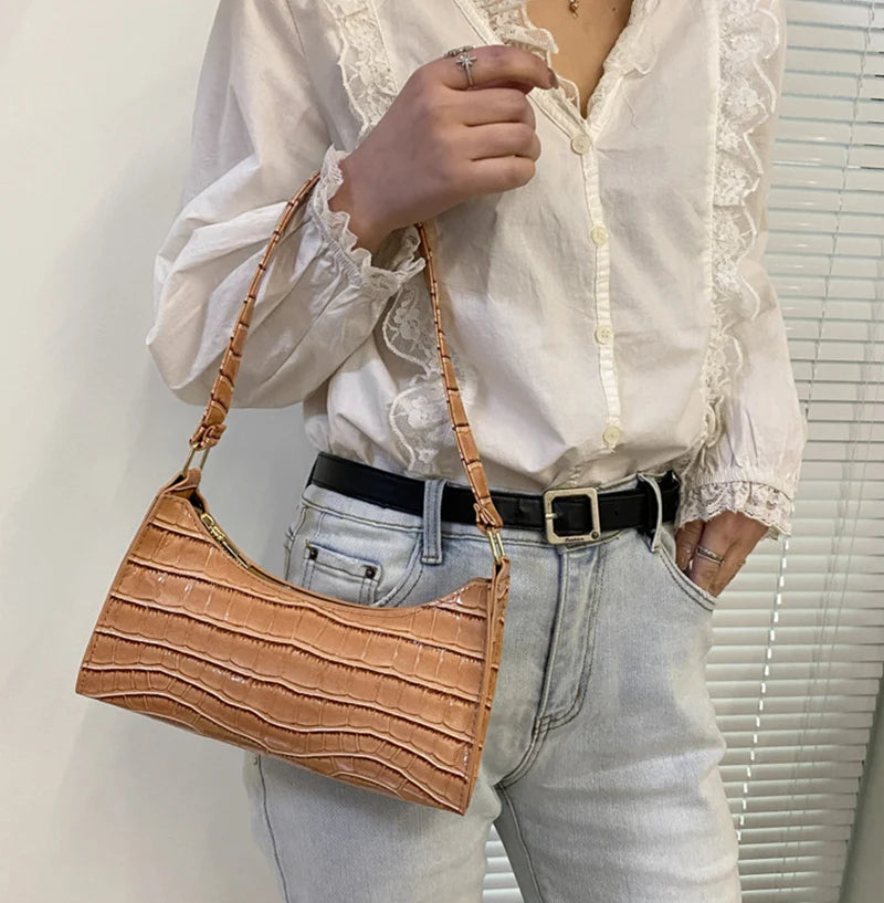 Alligator Underarm Bag