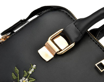 Luxury Embroidered Tassel Tote
