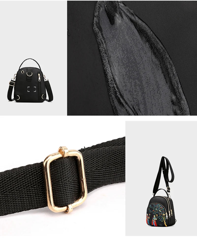 Luxury Multifunctional Nylon Backpack