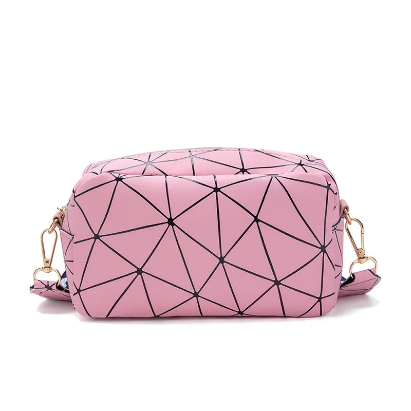 Luxury Laser Geometric Square Bag