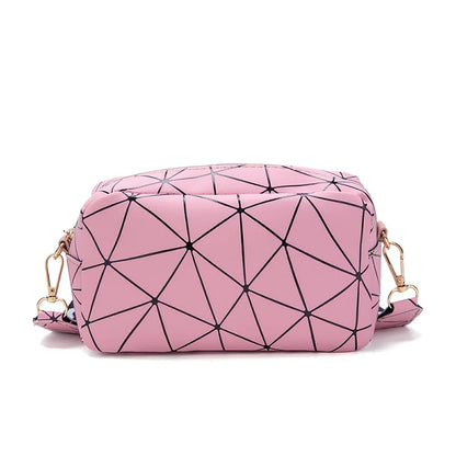 Luxury Laser Geometric Square Bag