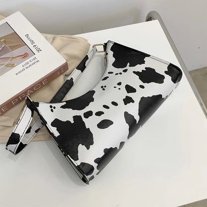 Luxury Zebra Print Underarm Bag
