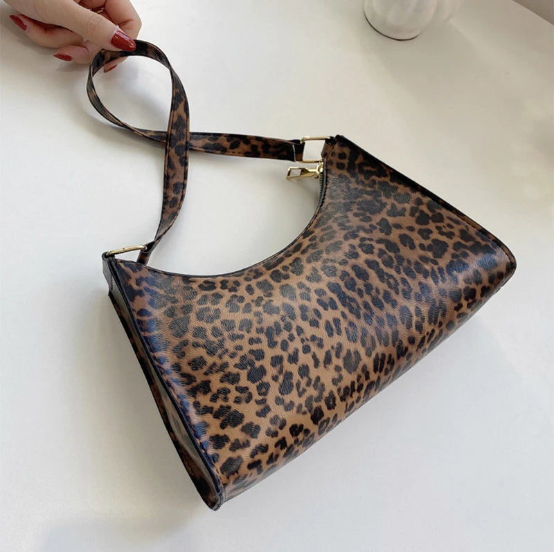 Luxury Zebra Print Underarm Bag