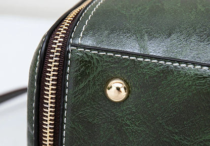 Luxury PU Leather Bucket Bag