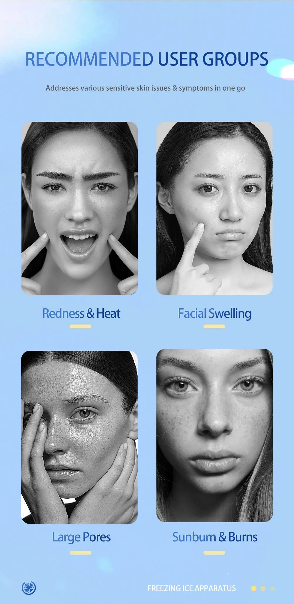 Facial Ice Cooling Hammer for Skin Tightening and Pore Reduction - 9