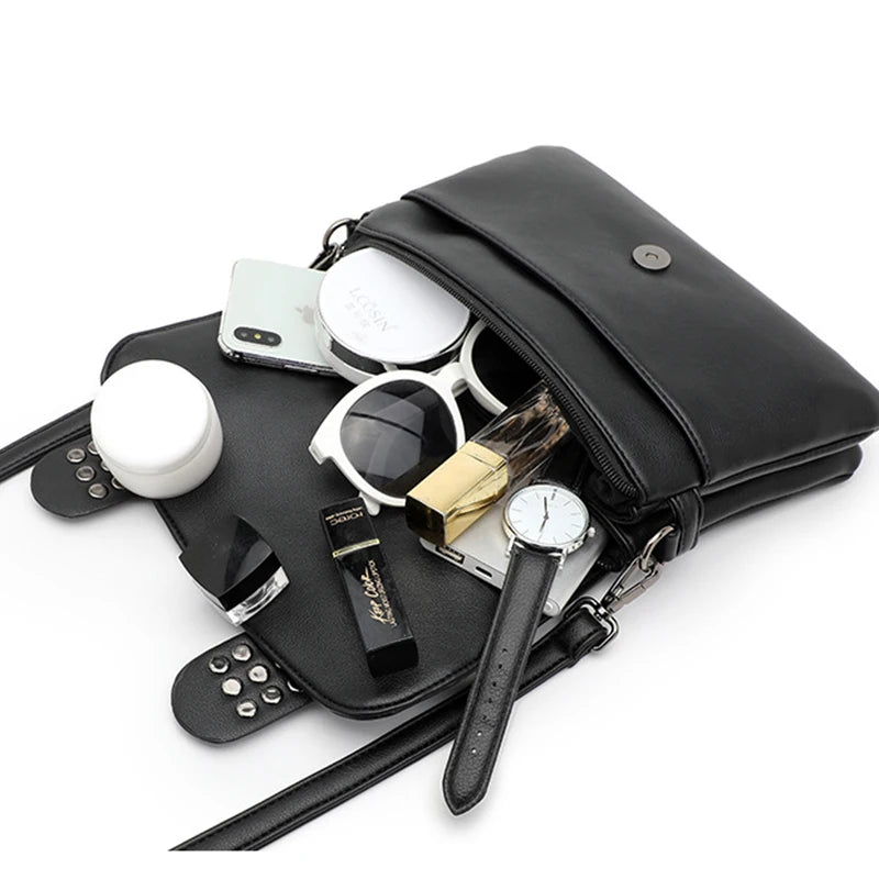 Luxury Vintage Rivet Punk Bag