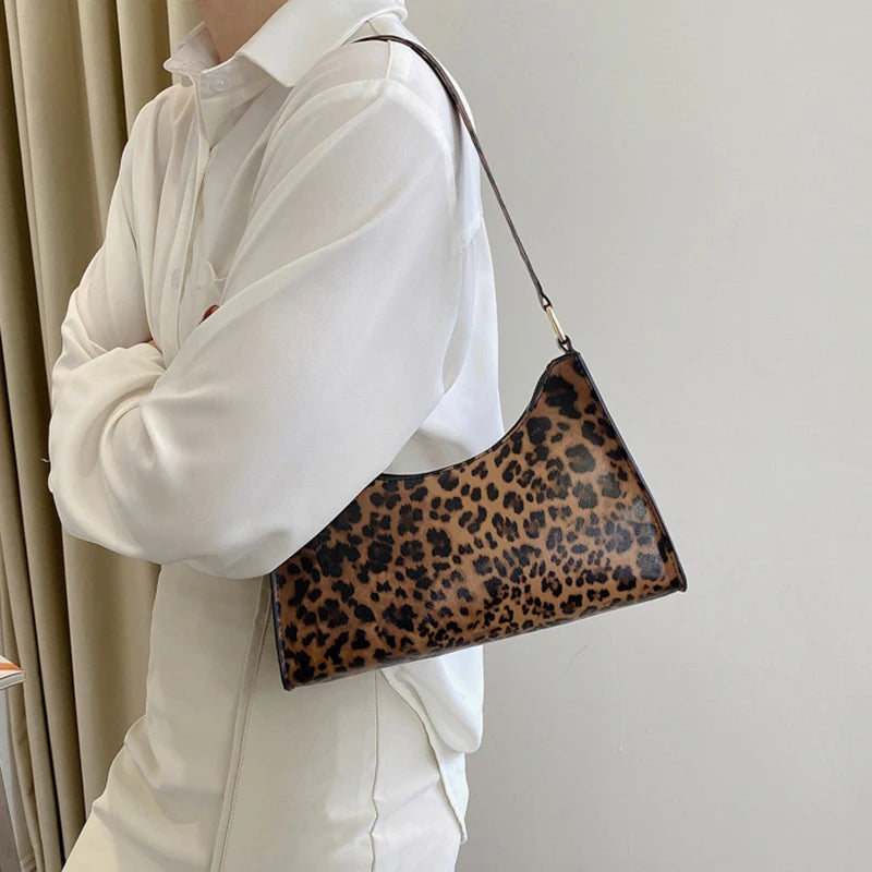 Luxury Zebra Print Underarm Bag
