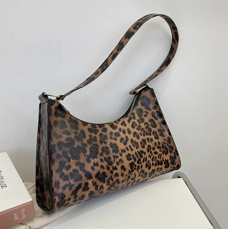 Luxury Zebra Print Underarm Bag