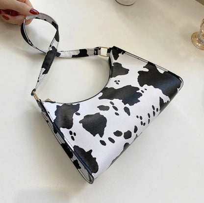 Luxury Zebra Print Underarm Bag