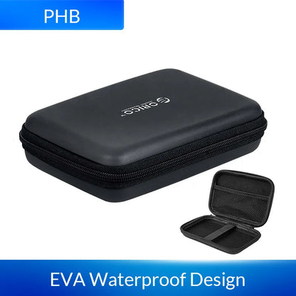 Portable 2.5-inch Hard Drive Protective Case - Shockproof EVA Storage Bag