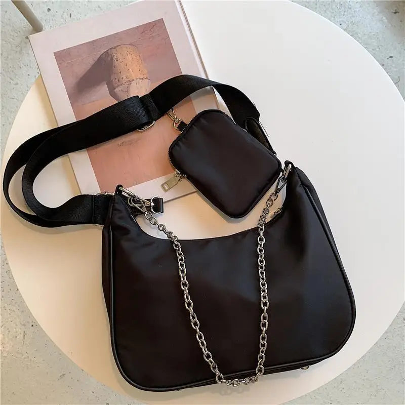Luxury Versatile Nylon Bag Set