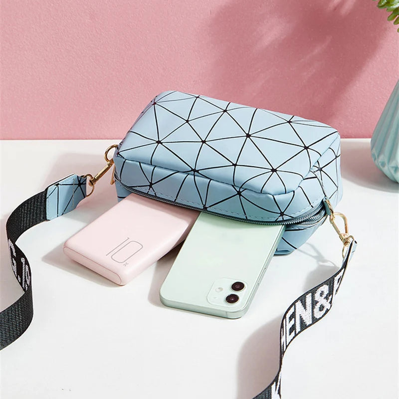 Luxury Geometric Flap Crossbody