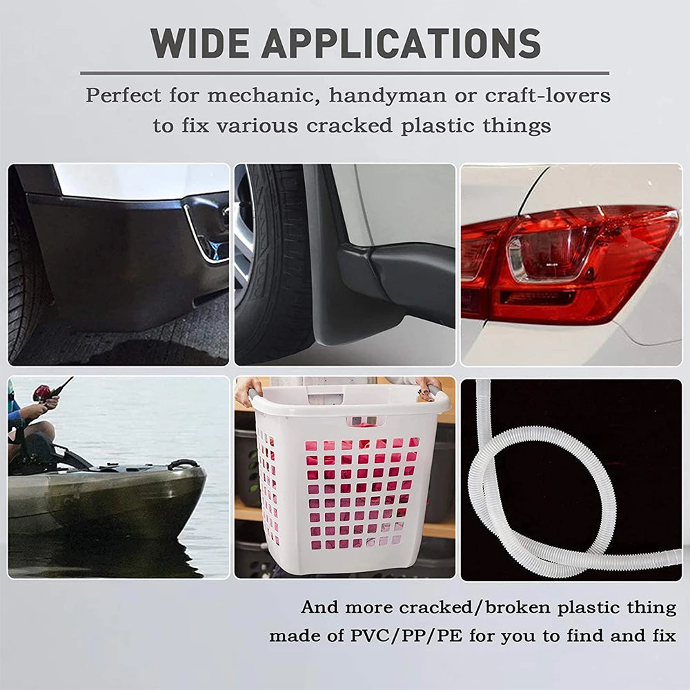20cm Plastic Welding Rods Set - PP PE PVC ABS Sticks for Car Bumper & Plastic Repair - 2
