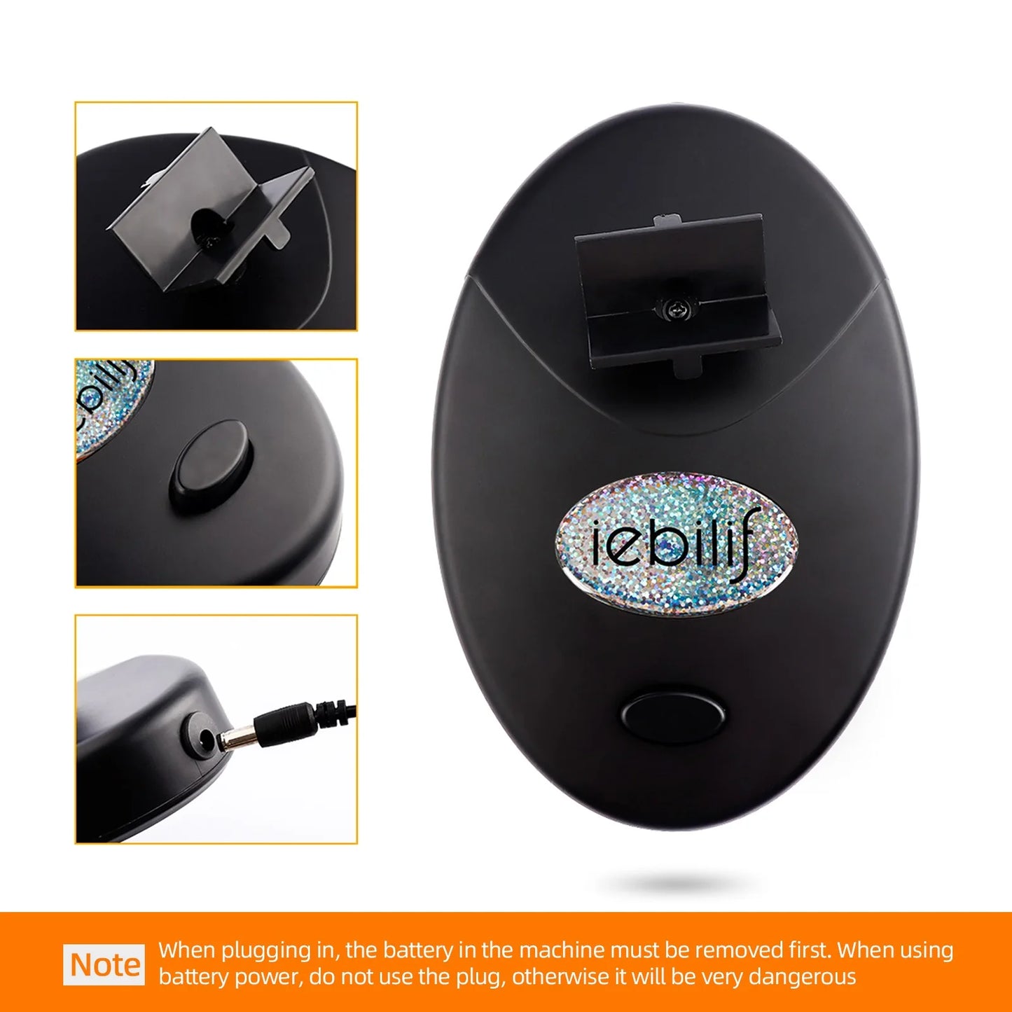 Electric Nail Polish & Tattoo Ink Bottle Shaker