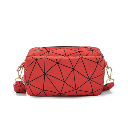 Luxury Laser Geometric Square Bag