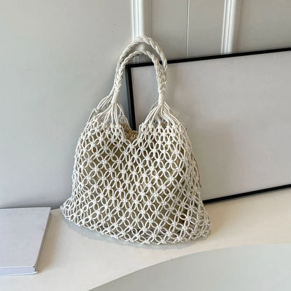 Luxury Boho Knitted Beach Tote