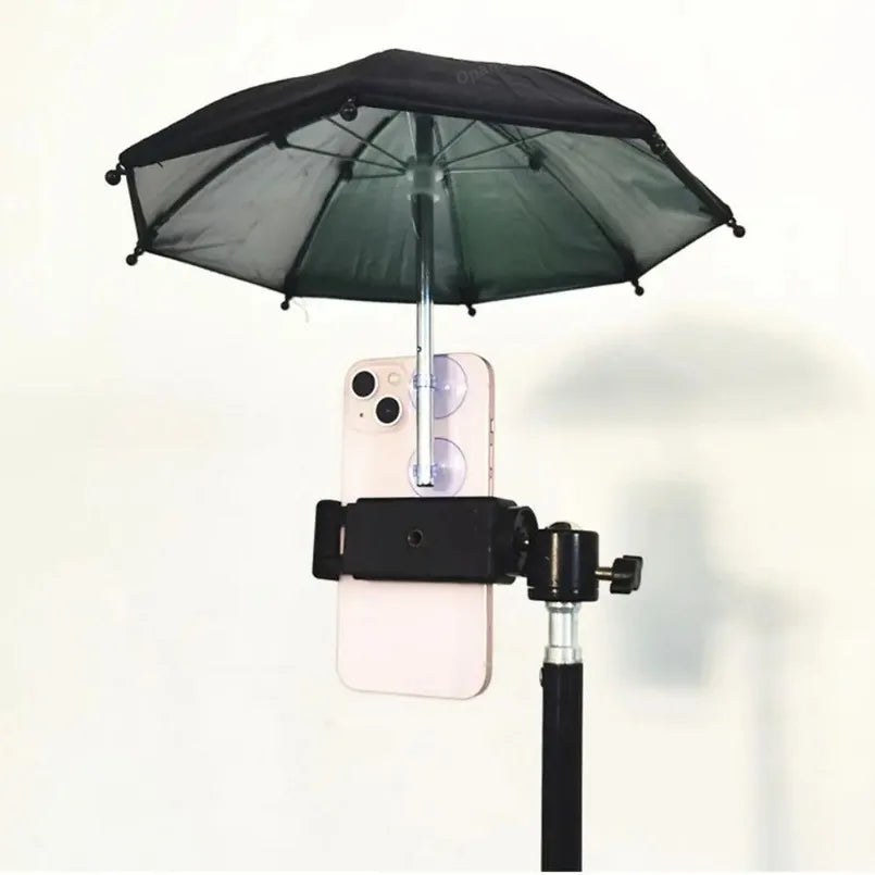 Mobile Phone Parasol Sun Shade Umbrella for Smartphone Screen Protection