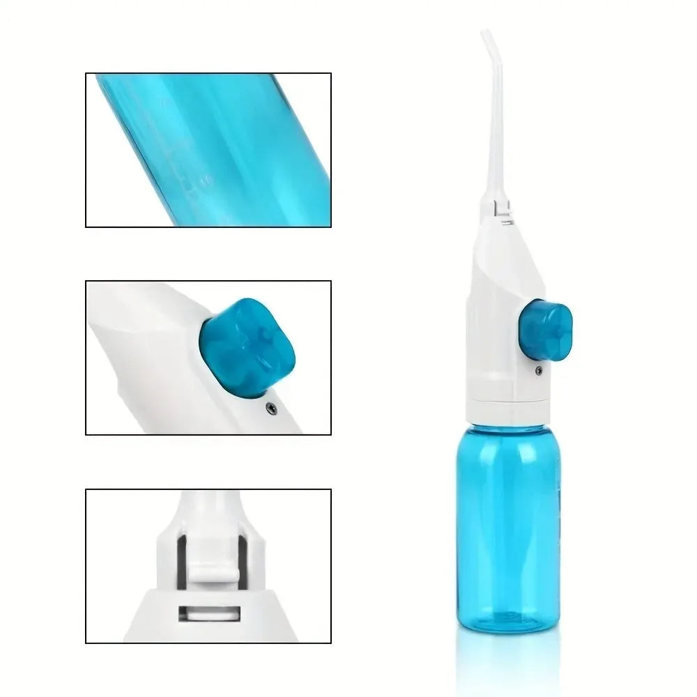 Portable Manual Water Flosser & High Pressure Oral Irrigator - 4