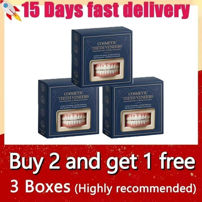 Cosmetic Snap-On Teeth Veneers for Instant Smile Makeover & Comfort