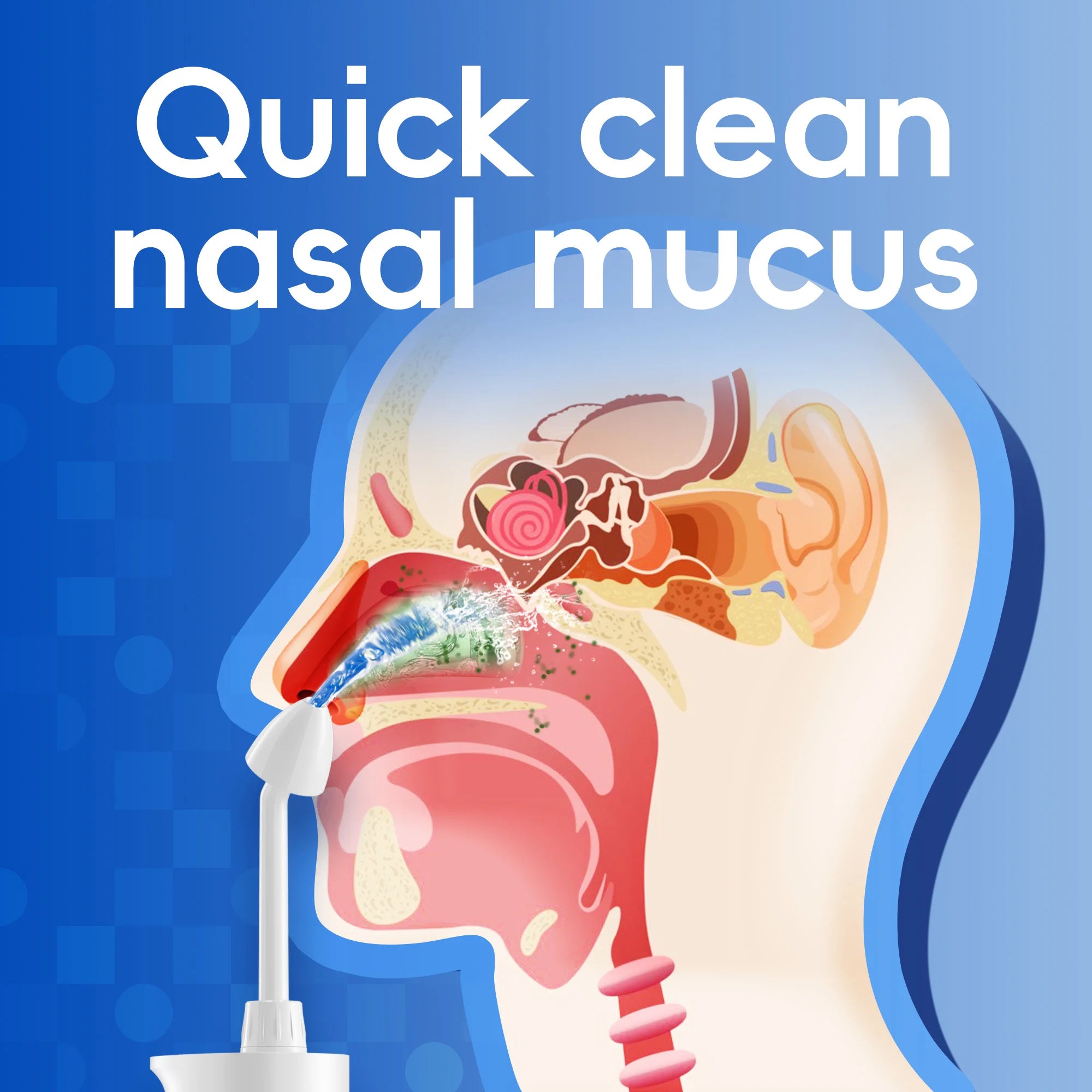 Electric Cordless Nasal Irrigator & Sinus Rinse System with Adjustable Pressure - 5