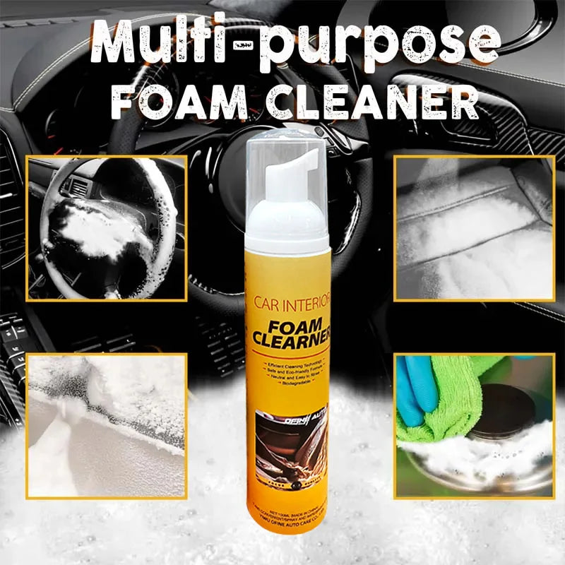 Multipurpose Car Interior Foam Cleaner & Leather Restorer - 3