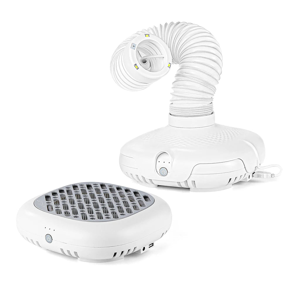 Nail Dust Collector Vacuum Extractor with Adjustable Tube