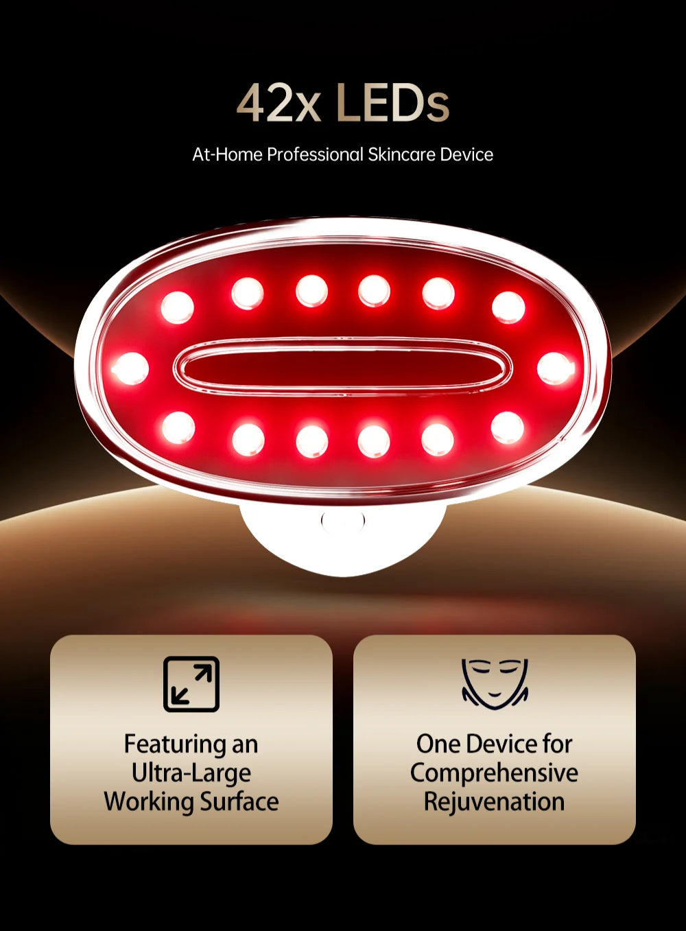 LED Facial Sculpting & Body Contouring Device - Skin Tightening Massager