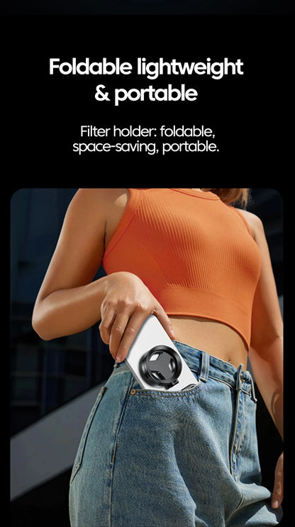 Magnetic 52mm CPL Filter for Phone Camera | MagSafe Compatible