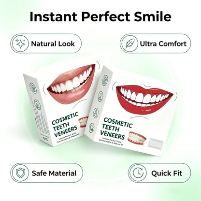 ComfortFit Silicone Denture Set for Natural Smile & Oral Care