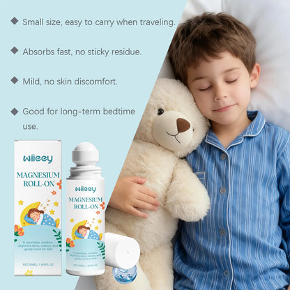 Natural Magnesium Roll-On for Kids Sleep & Relaxation Support