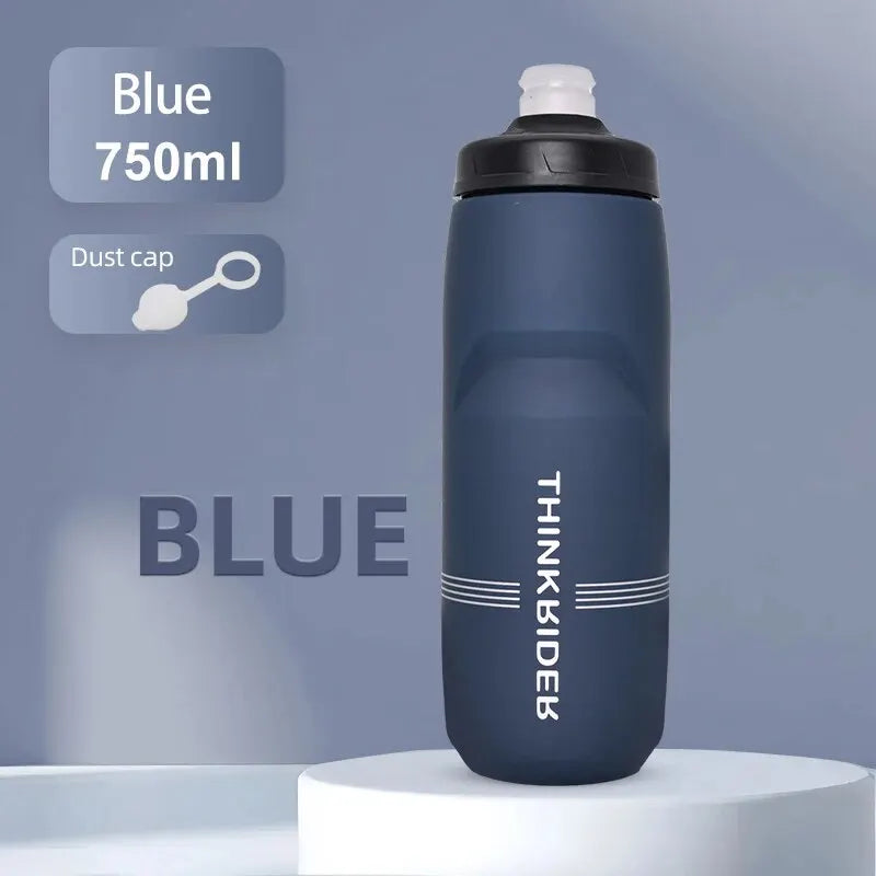 ThinkRider Sports Water Bottle - Leak-Proof Squeeze Bottle for Cycling & MTB - 35