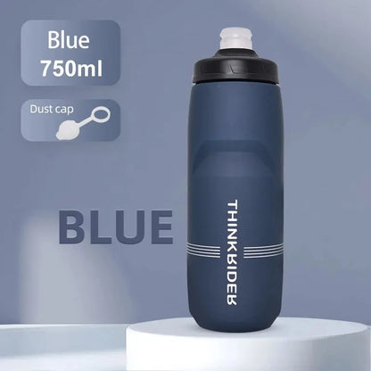ThinkRider Sports Water Bottle - Leak-Proof Squeeze Bottle for Cycling & MTB