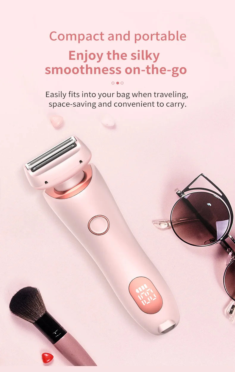 2-in-1 Women’s Electric Shaver & Painless Body Hair Remover