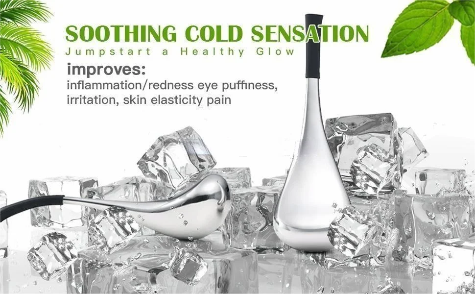 Stainless Steel Cryo Sticks for Face - Cooling Facial Massage Globes