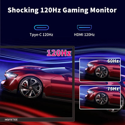 18.5" 120Hz Portable Monitor - 1080P IPS HDR Gaming Display