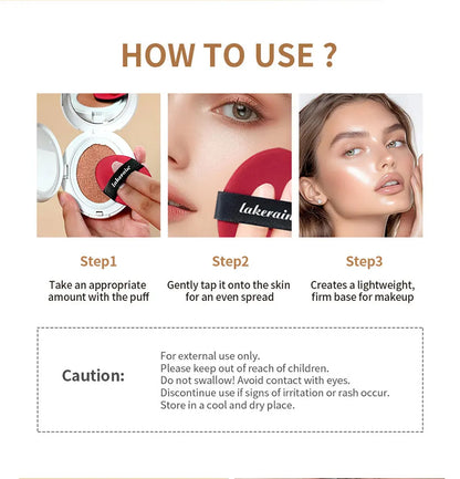 Semi-Matte Cushion Foundation - Full Coverage CC Cream