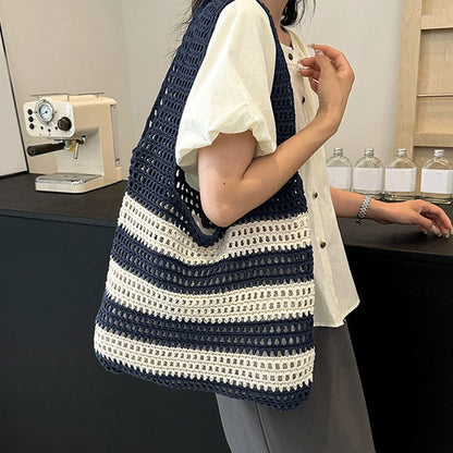Luxury Aesthetic Knitted Tote