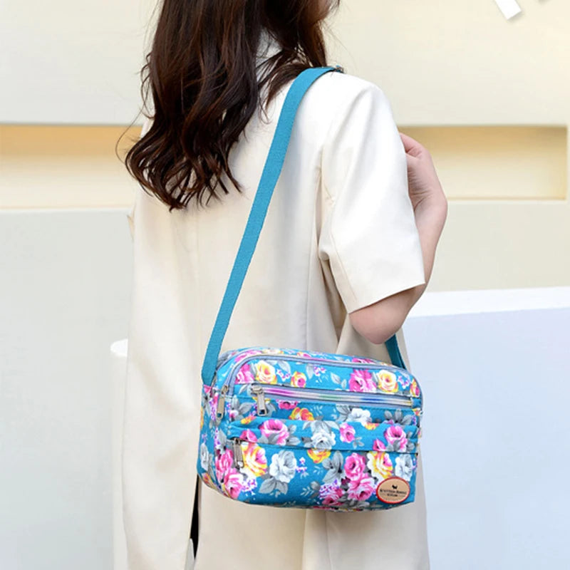 Luxury Vintage Floral Canvas Tote