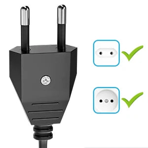 EU Plug Adapter Repair Kit - 250V Rewireable Schuko Power Connector - 11