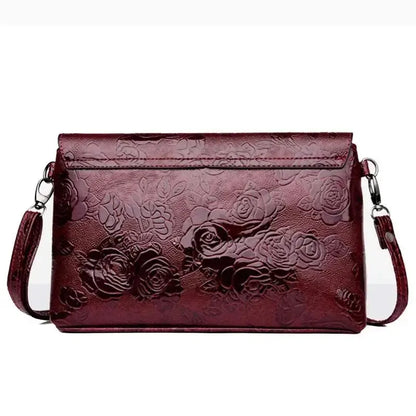 Luxury Floral Embossed Clutch Bag