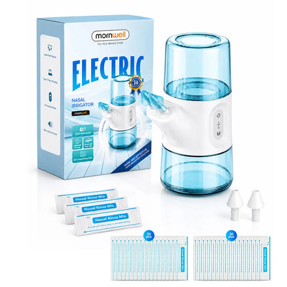 Portable Electric Nasal Irrigator - Rechargeable Sinus Rinse Device