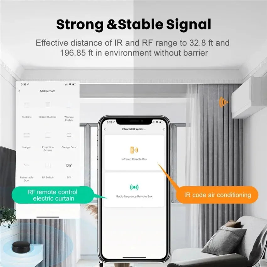 WiFi Smart IR RF Universal Remote Control for Home Appliances & Voice Control - 5