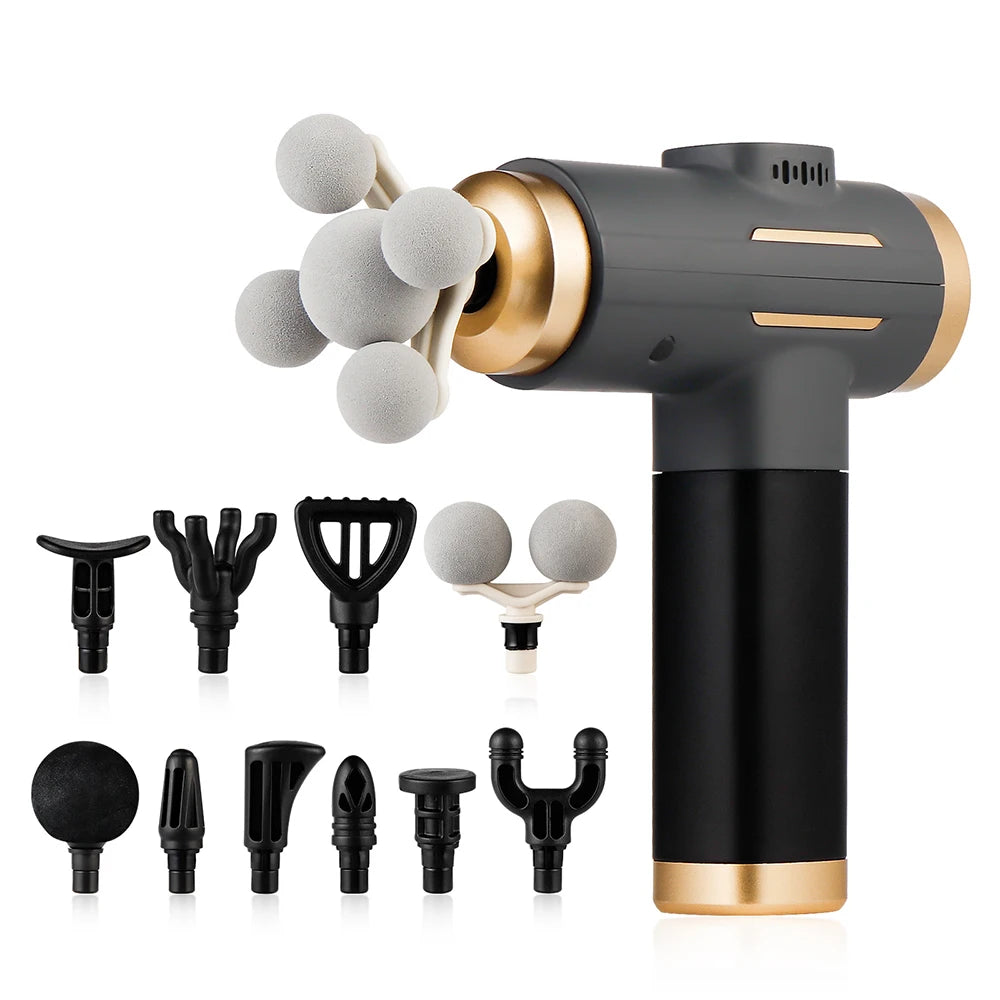 11-in-1 Deep Tissue Massage Gun with 99 Speeds & LED Touch Screen - 15
