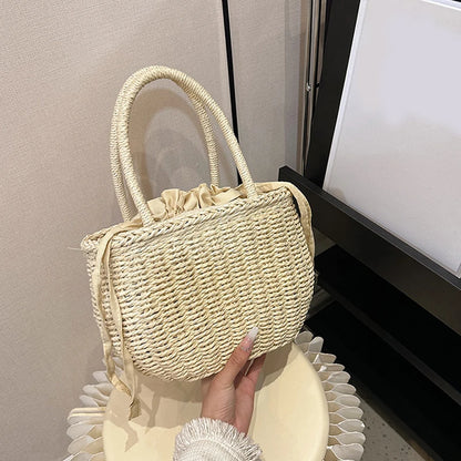 Luxury Handmade Straw Tote
