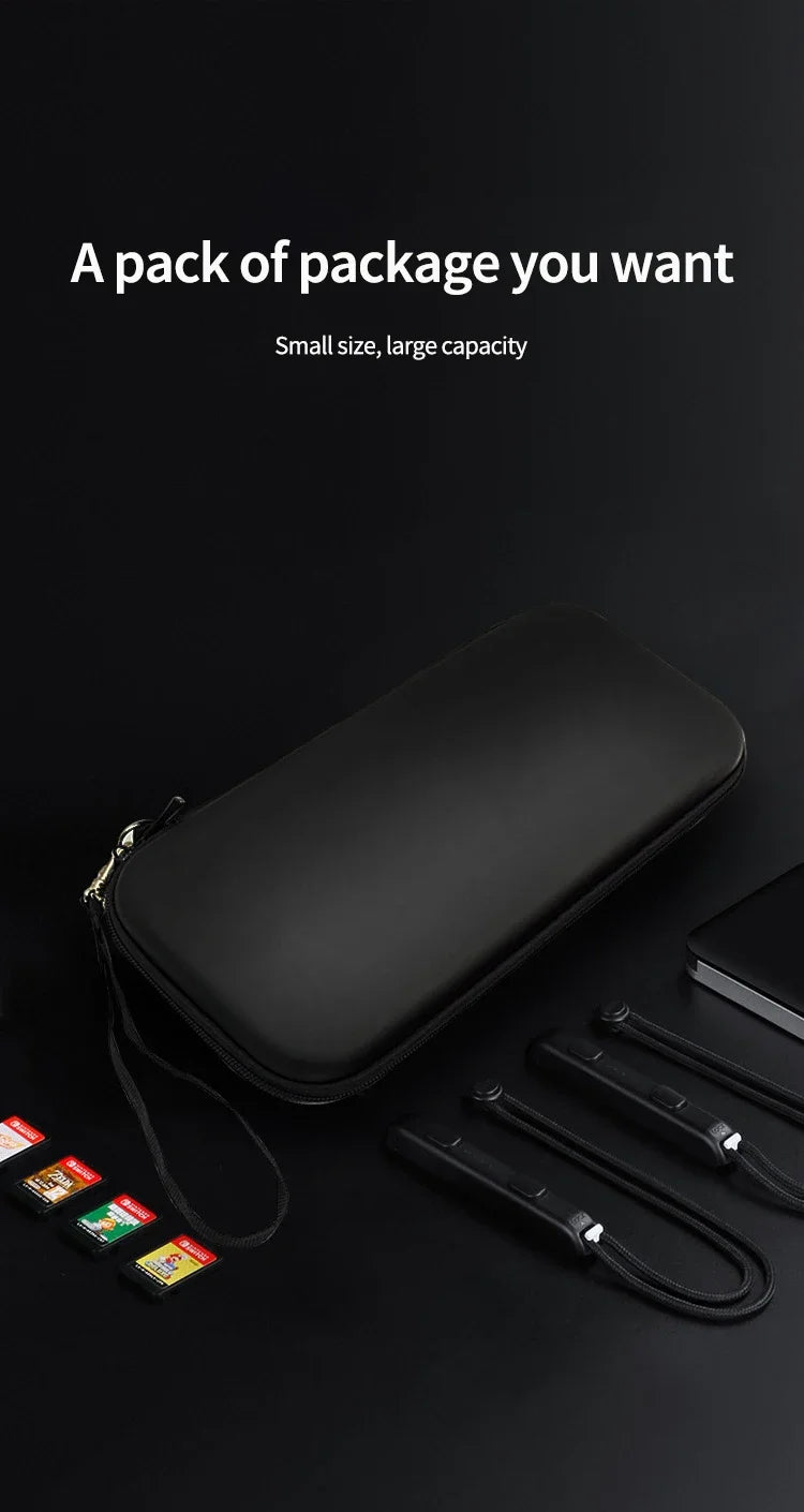 Hard Shell Carrying Case for Nintendo Switch & OLED - Travel Storage Bag